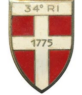 34 régiment artillerie blason